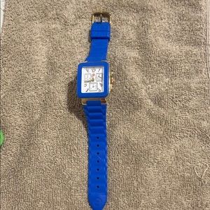 Michele blue watch women’s